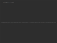 Tablet Screenshot of bbcsport.com